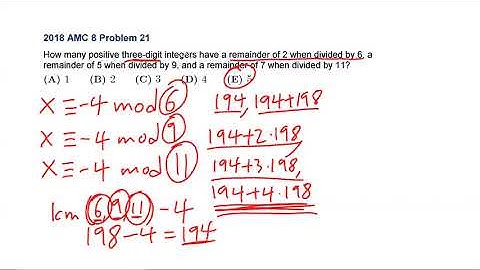 More Number Theory Problems: Advanced AMC 8 Problem Series 7/15/20