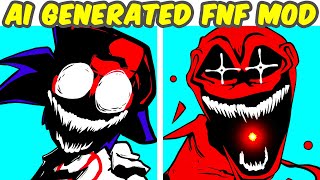 FNF VS Generations / An AI Generated FNF Mod (FNF Horror/Creepypasta) | Friday Night Funkin