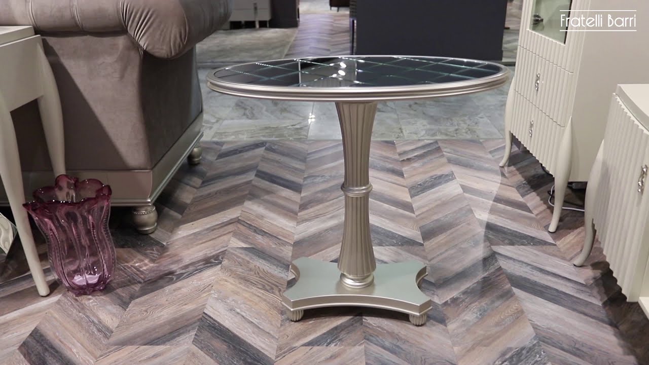 Приставной столик FLorence с серебряным напылением - лучшие Кофейные столики в INMYROOM Приставной столик FLorence с серебряным напылением - лучшие Кофейные столики в INMYROOM