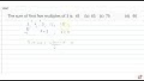 The sum of first five multiples of 3 is: 45 (b)    65 (c) 75    (d) 90