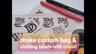 MAKE CUSTOM LABELS WITH CRICUT &amp; INFUSIBLE INK