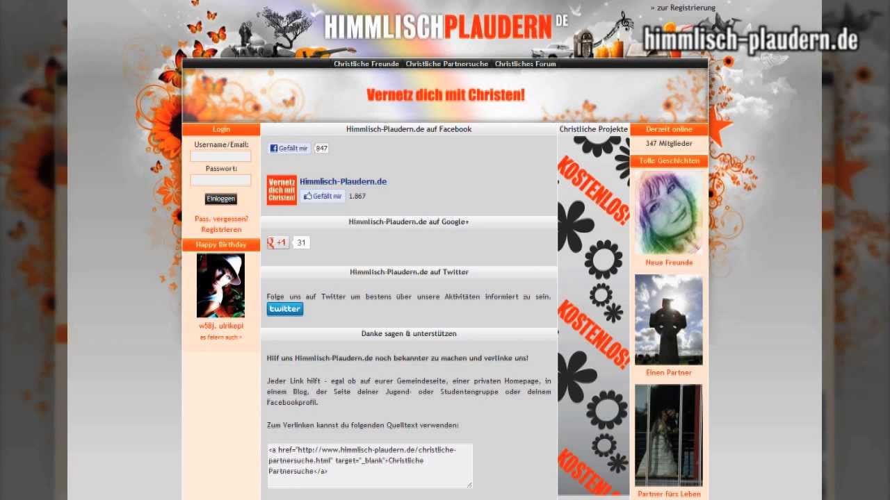 Himmlisch plaudern profil deaktivieren