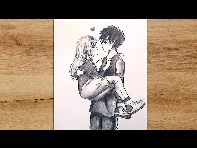 Anime manga  Anime couple kiss, Couple sketch, Cute anime couples