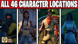 All 46 Npc Character Locations In Collections In Fortnite Chapter 2 Season 6 Dot Esports