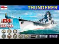 ✔ Бой на Линкоре "Thunderer" X уровень Британия | [ WoWS ] World of WarShips REPLAYS