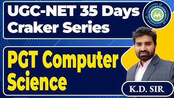 NET Pgt Computer Science 35 Days Series By K.D sir Achievers Academy