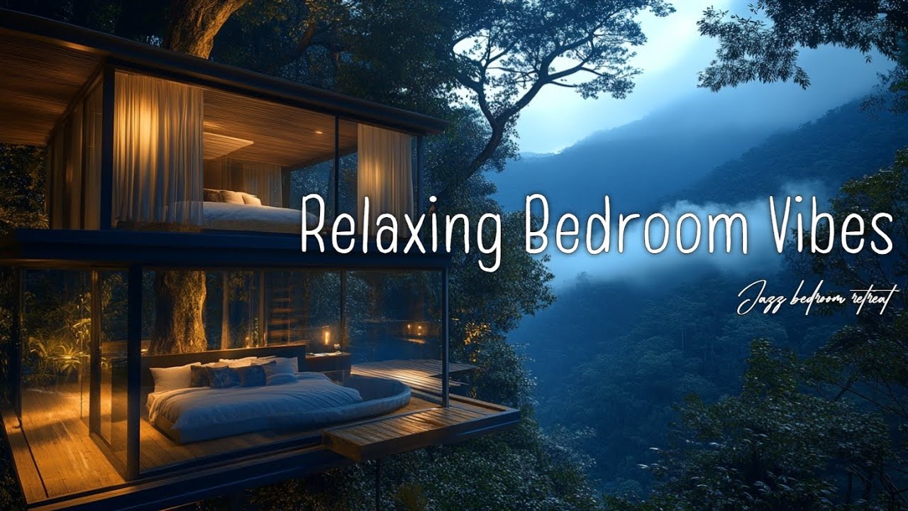 The Ultimate Tree House Retreat with Jazz Music and Cozy Bedroom Design
