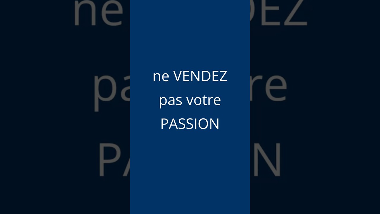 Pourquoi faire de votre passion votre métier est une erreur (Effet Sawyer)