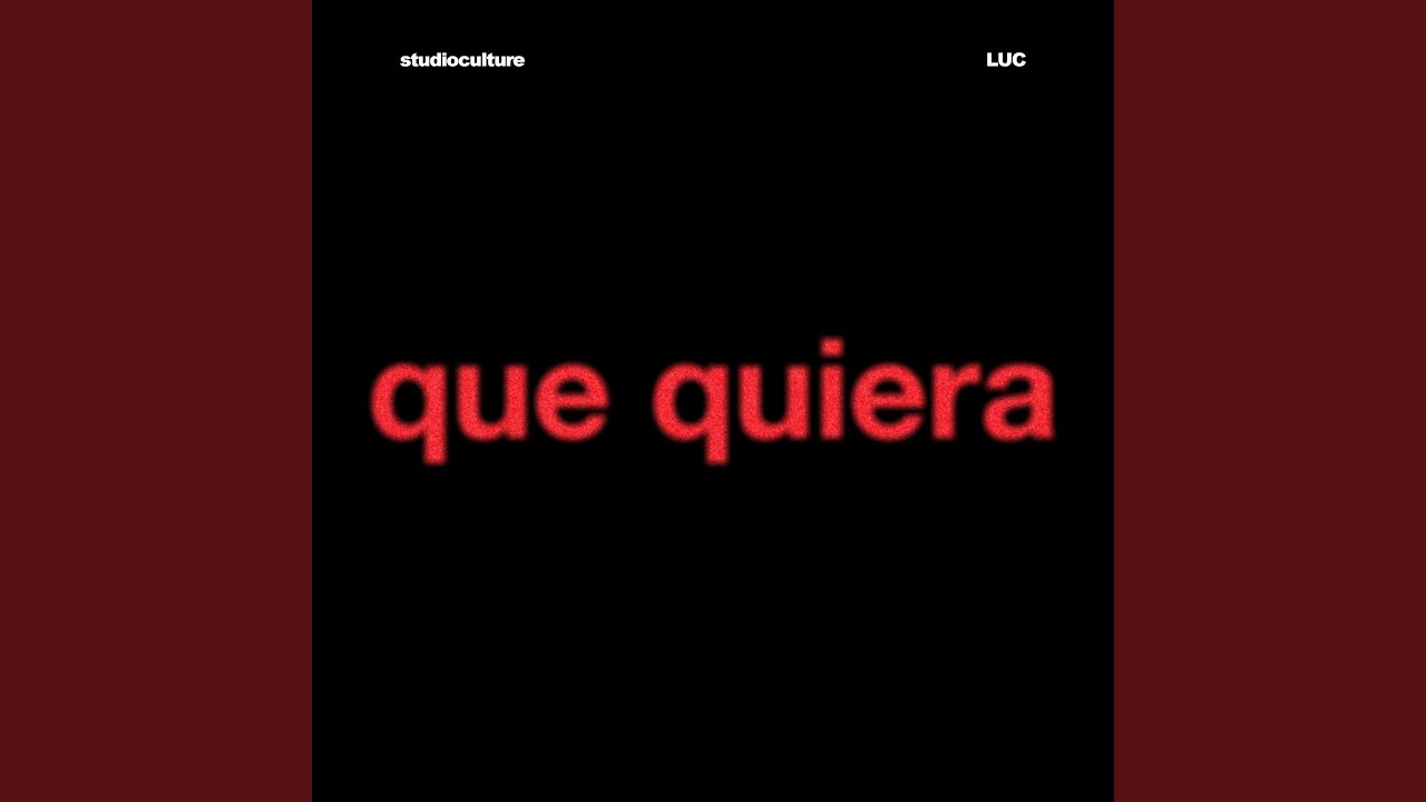 Watch que quiera on YouTube Watch que quiera on YouTube