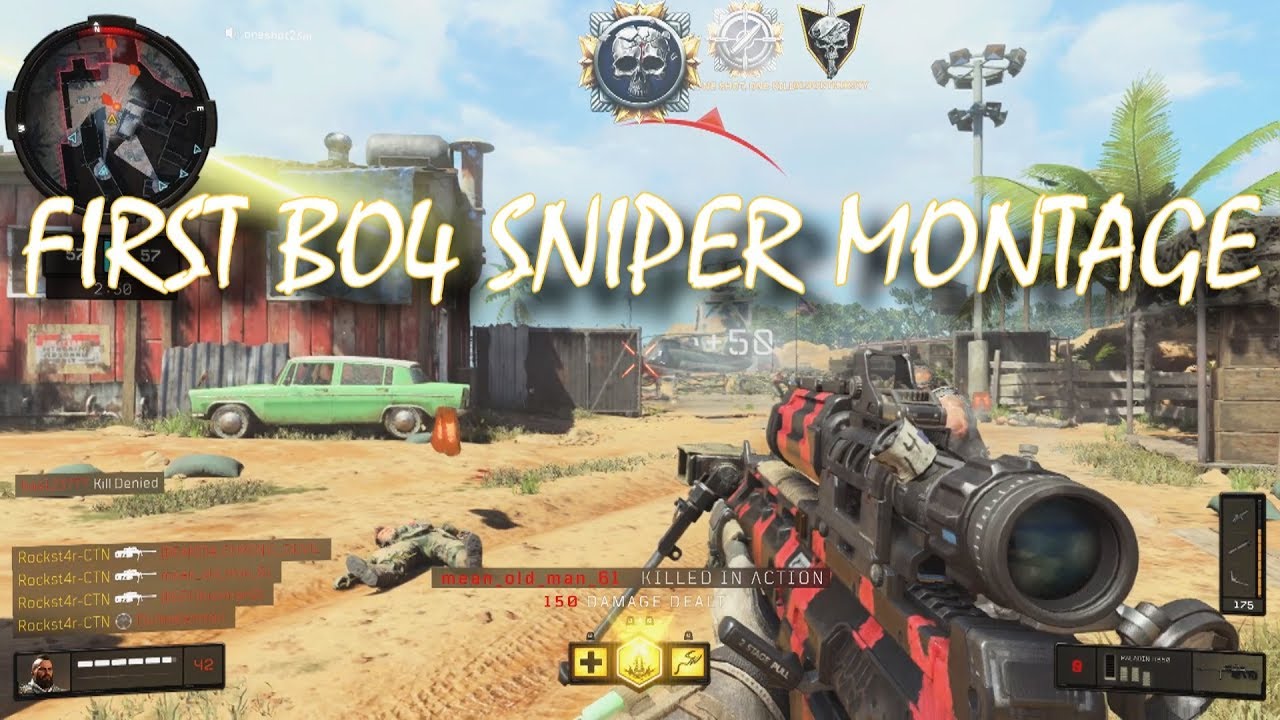 Bo4 Simp Rockst4r - First BO4 Sniper Montage - YouTube