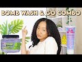 MY SUBSCRIBER RECOMMENDS THIS BOMB WASH & GO COMBO