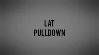 Lat Pulldown