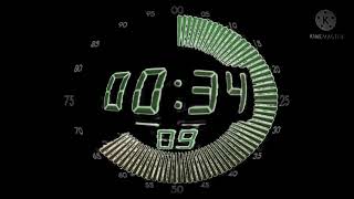 100 Seconds BBC Digital Countdown Timer (LED Circle BBC News 24 2003 Version) in G Major 285