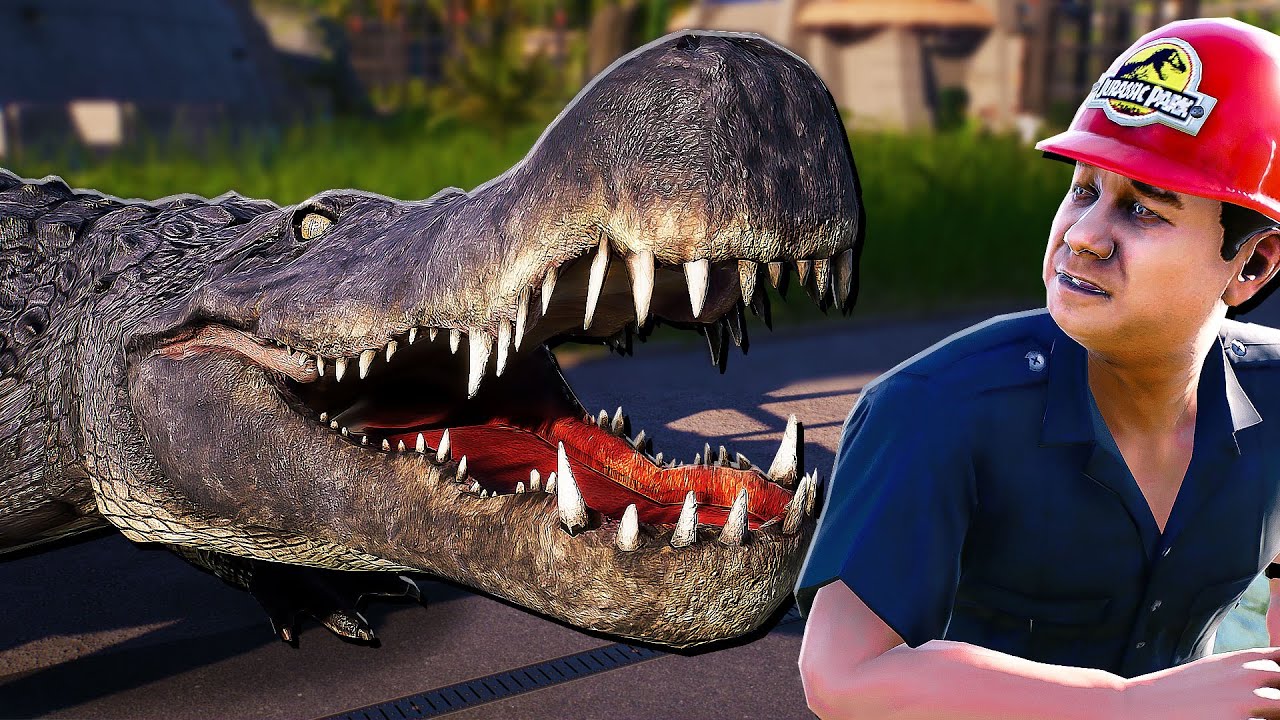 OGROMNY DEINOZUCH UCIEKŁ aby POBAWIĆ SIĘ Z LUDŹMI 🥰 | Jurassic World Evolution 2