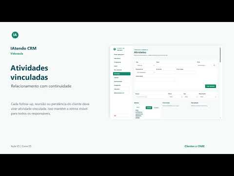 Aula 05 — Clientes, contatos e CNAE