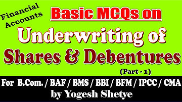 Underwriting of Shares & Debentures (Part - 1)
