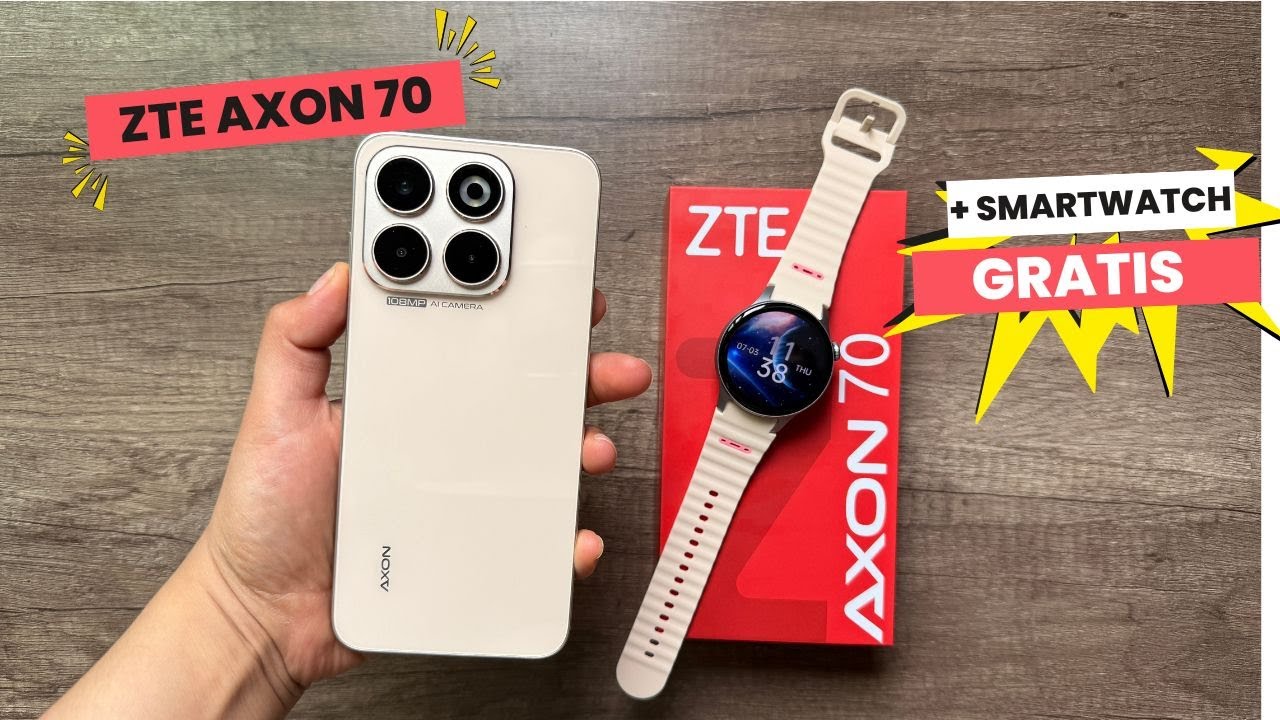 ZTE Axon 70 + Smartwatch GRATIS⌚📱🔥| ¿Vale la pena?