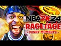 Wavy mello hilarious ragetage  funny moments 6  nba 2k24