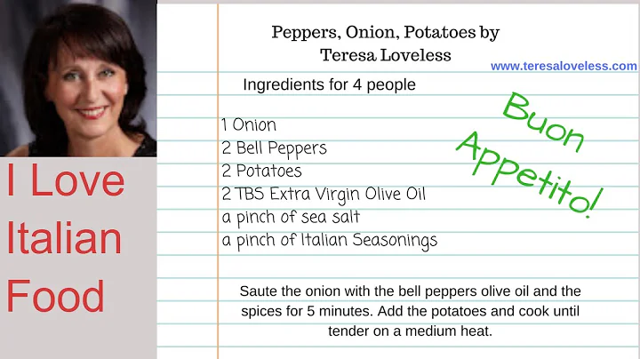 I Love Italian Food - How to make a Bell Peppers a...