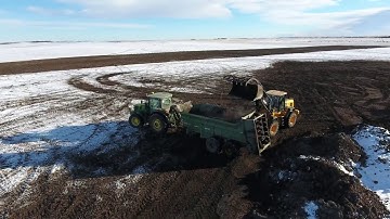 Manure Hauling in winter