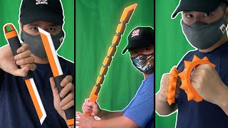 03 Awesome paper toys || NINJA KNUCKLES DUSTER | Origami Ninja Double Knife | Ninja sword cyberpunk by TLT lab Hacks 11,658 views 2 months ago 10 minutes, 56 seconds