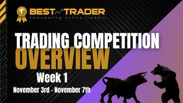 #1 Best Trader Competition - How Are the Traders Doing in Week 1?