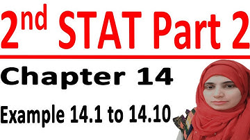 ICS stats part 2, 2nd year statistic part 2, Statistic part 2, C # 14  Ex 14 example 14.1 to 14.10