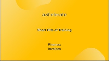 Finance Series Ep.9 - Invoices