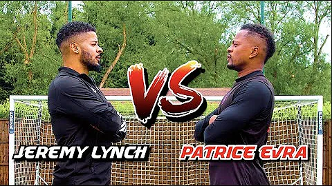 GARDEN FOOTBALL CHALLENGES VS PATRICE EVRA  | Jere...