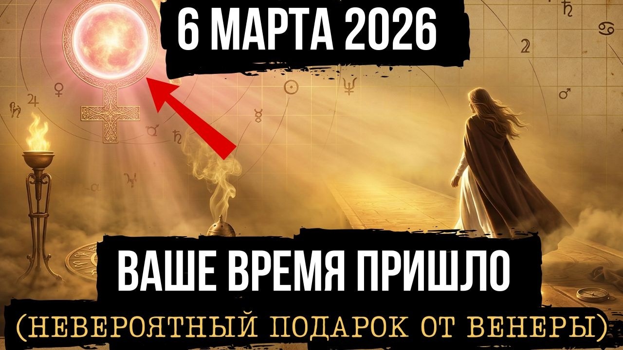 НЕВЕРОЯТНЫЙ ПЕРЕХОД ВЕНЕРЫ 6 МАРТА! Вселенная хочет, чтобы вы сделали первый шаг!