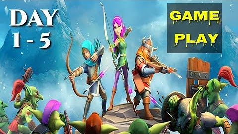 Tiny Archers : Zombie Attack To Castle Game Play | Best Game for Android | Best Game | Gaming Sole24