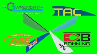 What Are The Toughest Vanes? TAC Vanes / AAE Stealth / Q2i / Blazer / #hunting #archery #deerhunting