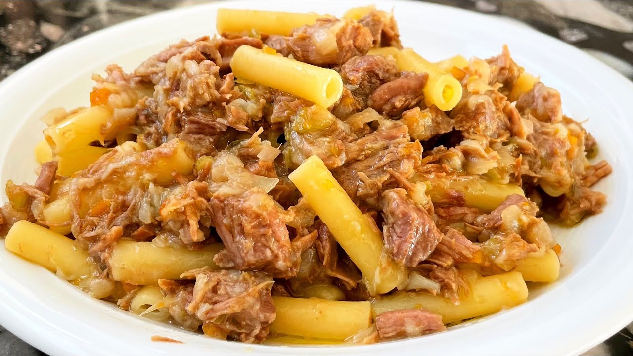 GENOVESE RICETTA CLASSICA how to cook beef onion ragù from Napoli