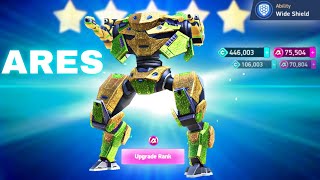 Mech Arena: Robot Showdown⚡ Mech Ares Rank Upgrade 3/5 Longarm Equipped Mech Arena: Robot Showdown⚡ Mech Ares Rank Upgrade 3/5 Longarm Equipped