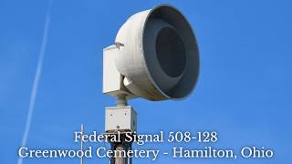 Federal Signal 508 Siren Test | Full Alert | Hamilton, Ohio | 10/1/25