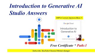 Introduction to the Generative AI Studio Answers | Google Cloud Skills Boost