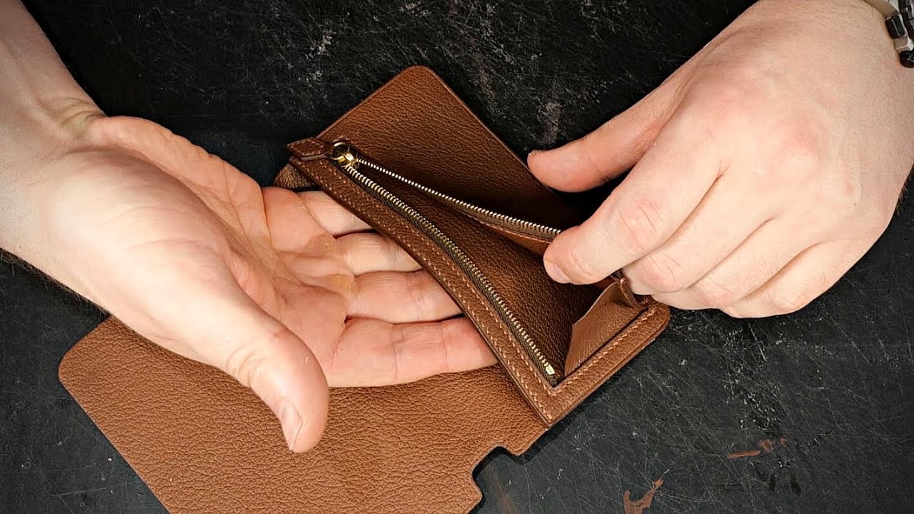 Leather Zipper Wallet Pt 2 (Preview) Online Fine Leathercraft Courses