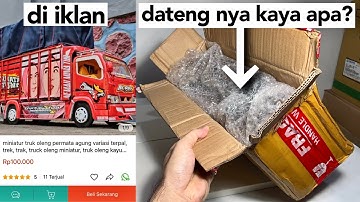 Dapet Murah cuman 100 ribu, beli Miniatur Truck oleng super Ganteng