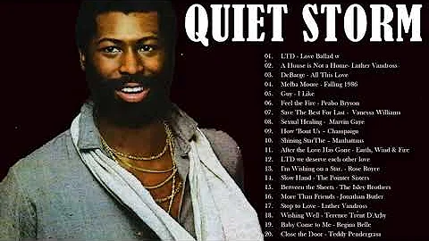 QUIET STORM   GREATEST 80S 90S R&B SLOW JAMS   Peabo Bryson, Teddy Pendergrass, Rose Royce and more