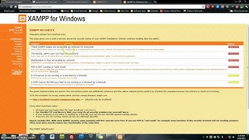 Installing XAMPP 1.7.7 on Windows 7