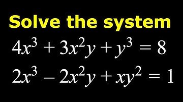 A Cubic System of Equations