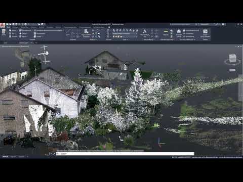 Punktwolke in AutoCAD importieren und ausrichten