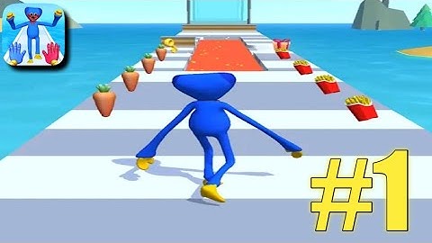 Poppy Run 3D: Play Time - Walkthrough Gameplay Part 1 All levels 1 - 5 for Android, ISO