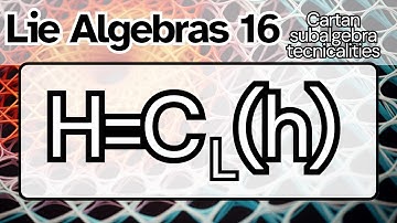 Lie Algebras 16 -- some technical results.