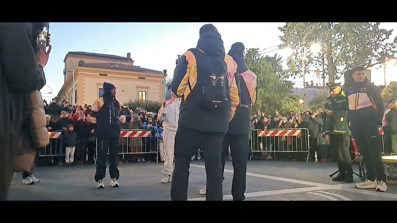 La fiamma olimpica a Termoli 