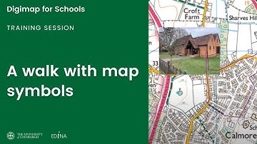 A walk with map symbols