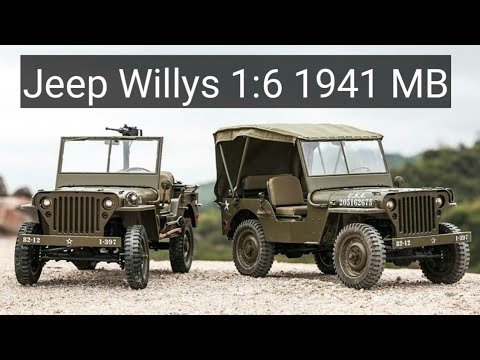 รถ บังคับ ทหาร Update 1941 MB scaler Jeep Willys RC 1:6