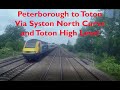 Peterborough to Toton Via Syston North Curve and Toton High Level.