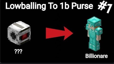 Hypixel Skyblock - Lowballing To 1B PURSE  (INSANE!!!)