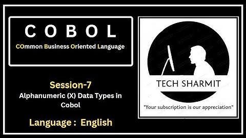 Alphanumeric Data Types in COBOL | Cobol Training | Cobol programming |  Cobol programming beginners